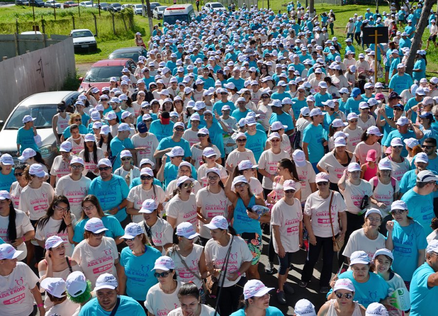 Camisetas da Caminhada Azul e Rosa serão entregues no dia 21 de outubro