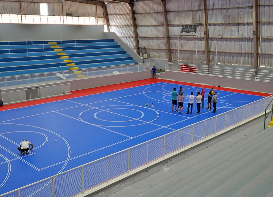Vôlei encerra 46ª MEG com entrega de quadra do Camacho revitalizada