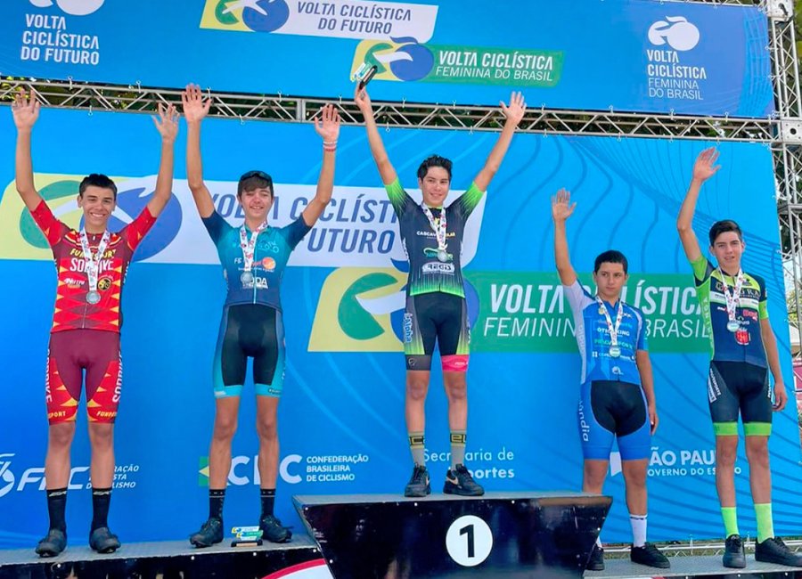 Fabio Braga Junior é vice-campeão da 15ª Volta Ciclística do Futuro