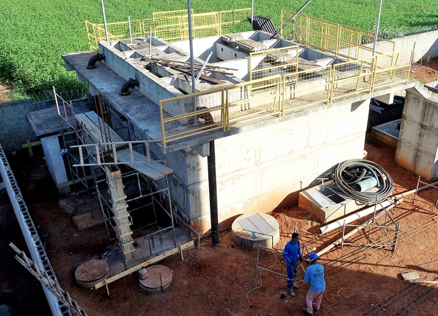 Obra de construção da ETA de Martinho Prado Júnior entra em nova fase