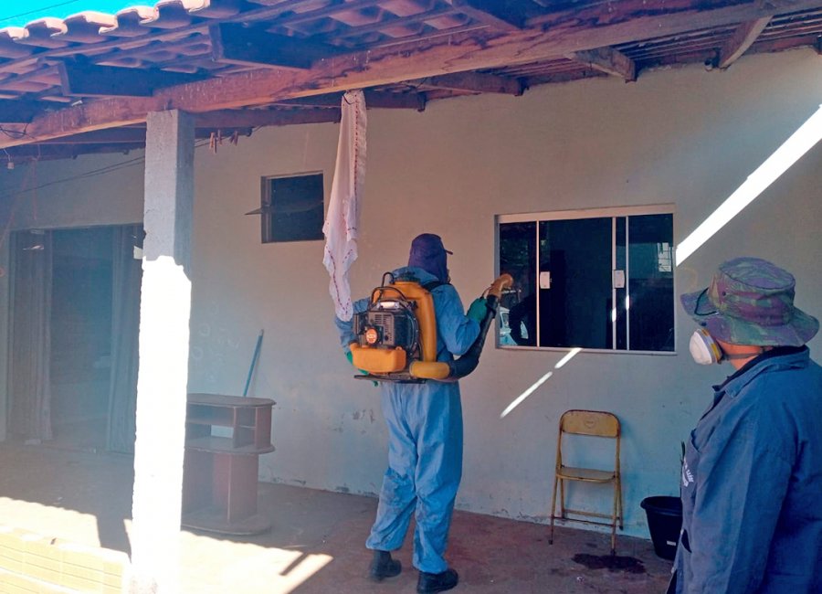 Bairros da Zona Leste de Mogi Guaçu passam por nebulização; visitas são intensificadas