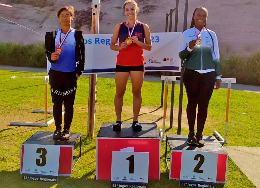 Equipe de atletismo feminino de Mogi Guaçu é destaque nos Jogos Regionais