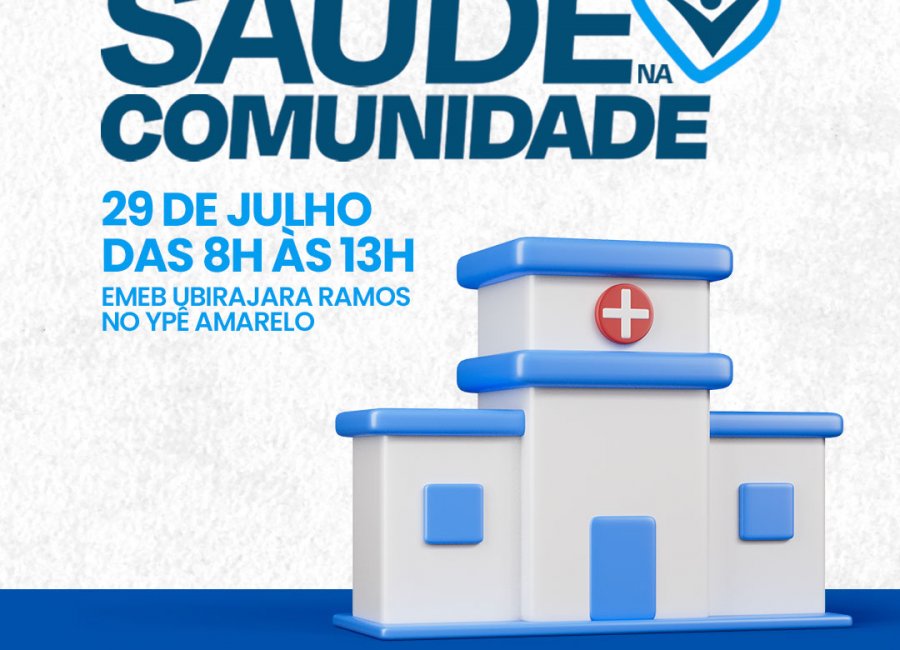 Saúde na Comunidade levará serviços para os moradores do Parque Residencial Ypê Amarelo