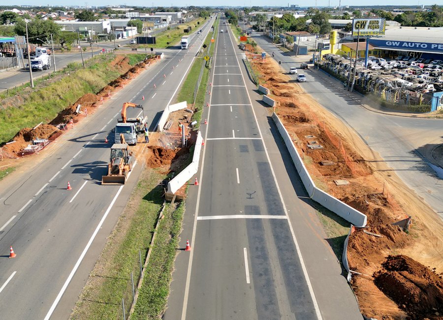 Trânsito pode sofrer alterações por conta da construção da nova passarela na SP-342