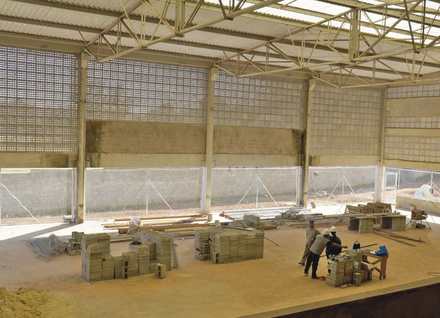 Obras na nova Escola Estadual de Martinho Prado avançam com previsão de entrega para dezembro