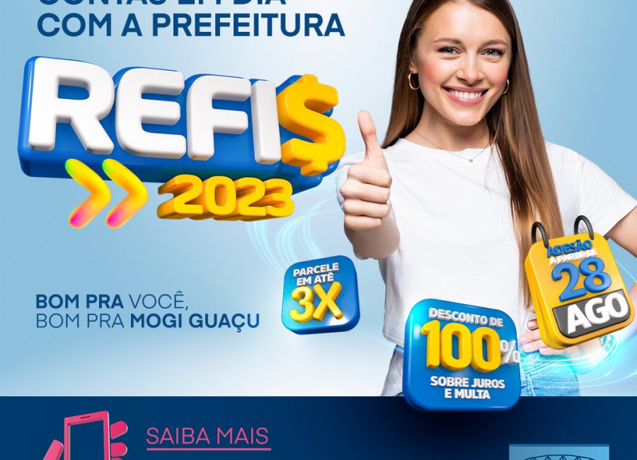 Refis 2023 tem início na segunda-feira com desconto de 100% de multas e juros