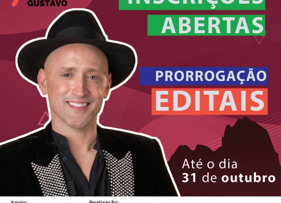 Lei Paulo Gustavo: Secretaria de Cultura prorroga prazo de inscrição para projetos culturais