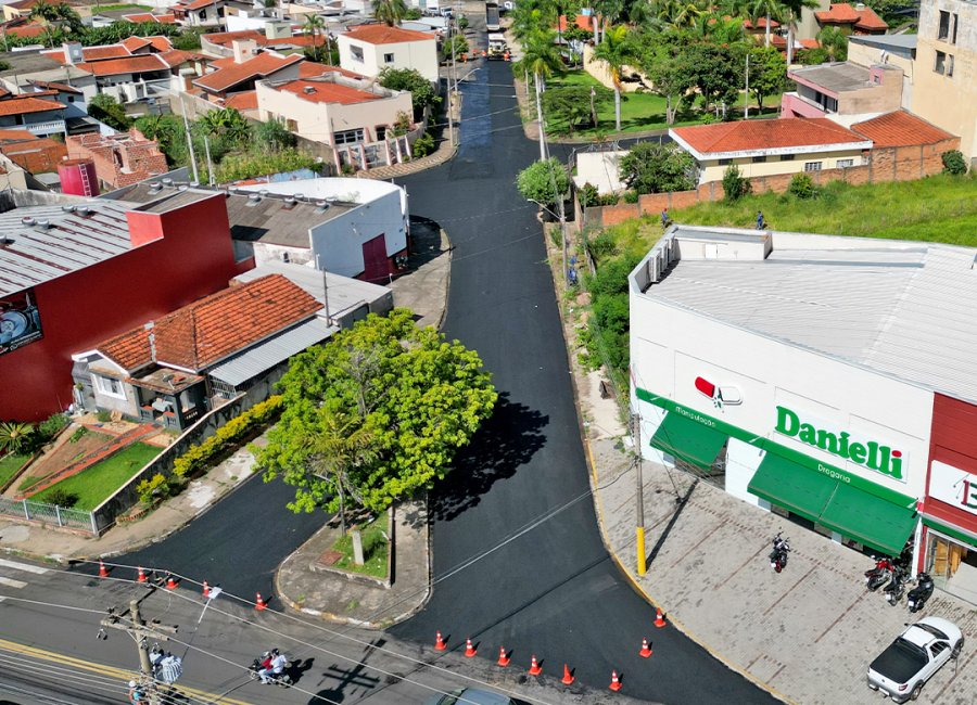 Nova fase de obras leva recapeamento asfáltico a quatro ruas e avenidas de Mogi Guaçu