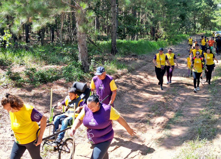 Cadeira inclusiva possibilita passeio na Fazenda Campininha