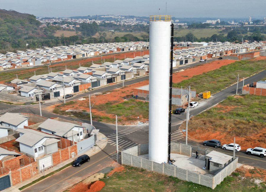 Prefeito entrega reservatório de água no Jardim Nova Alvorada numa parceria entre Samae e Consult