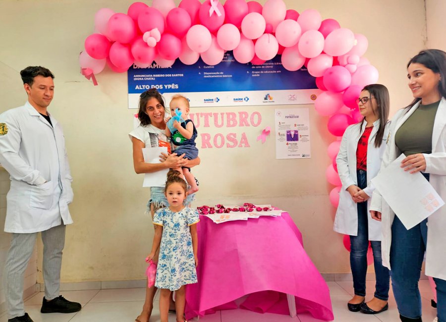 Unidades de Saúde promovem ações preventivas contra o câncer de mama e câncer de colo de útero