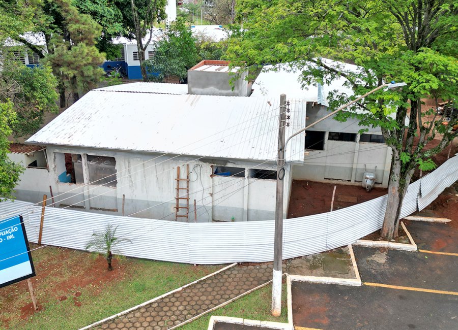 Obras do IML entram na fase de acabamento e equipe local já é reforçada