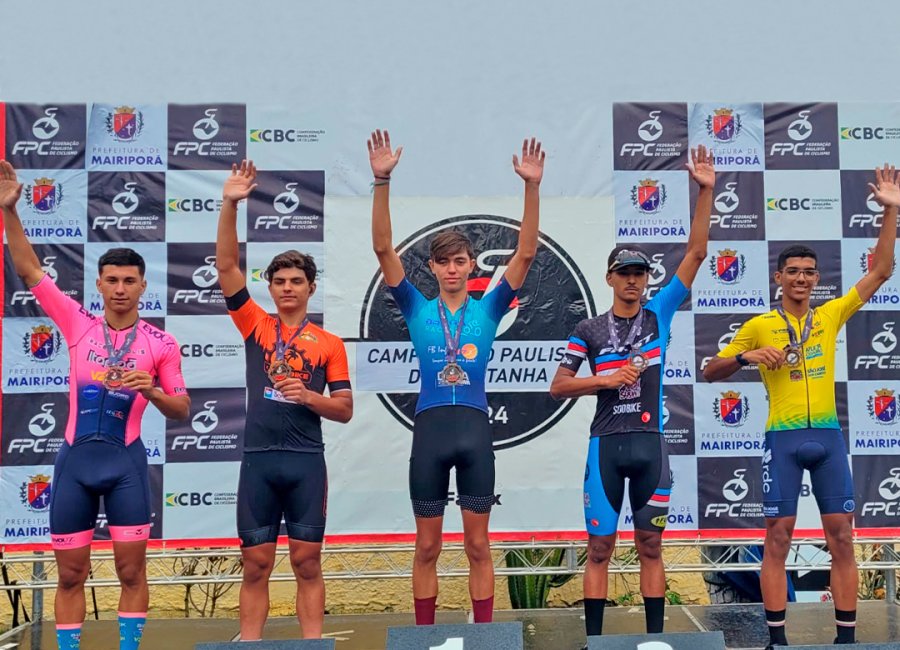 Ciclismo conquista oito pódios no Campeonato Paulista de Contrarrelógio e de Montanha