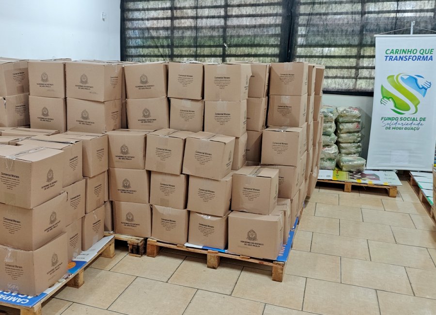 Fundo Social recebe 500 cestas básicas para famílias cadastradas em situação de vulnerabilidade social