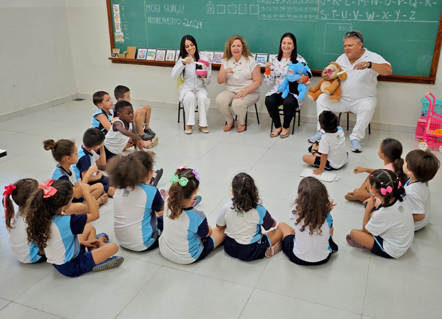 Sorriso na Escola promove saúde bucal para os estudantes do 1º ao 5º das escolas municipais