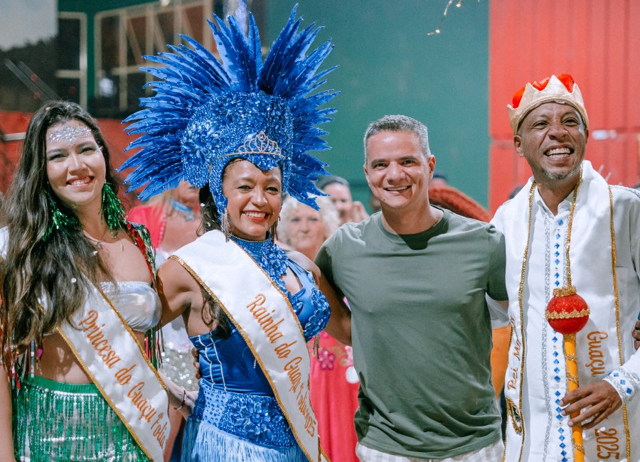 Corte do Carnaval: Rei Momo e a Rainha do Guaçu Folia são escolhidos