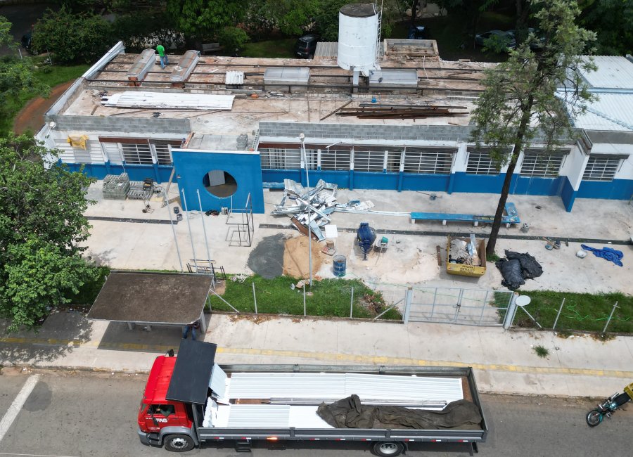 Prefeitura inicia reforma do telhado da UBS da Zona Norte