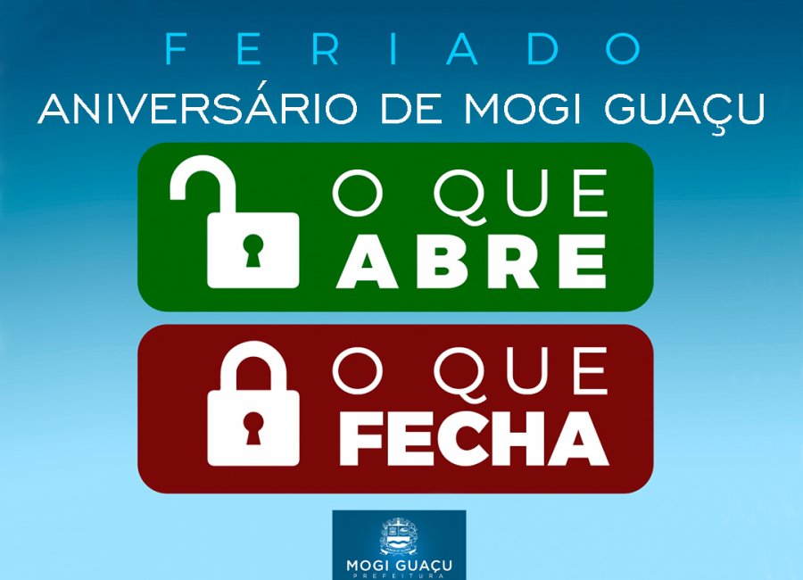 9 de Abril: confira o que abre e fecha