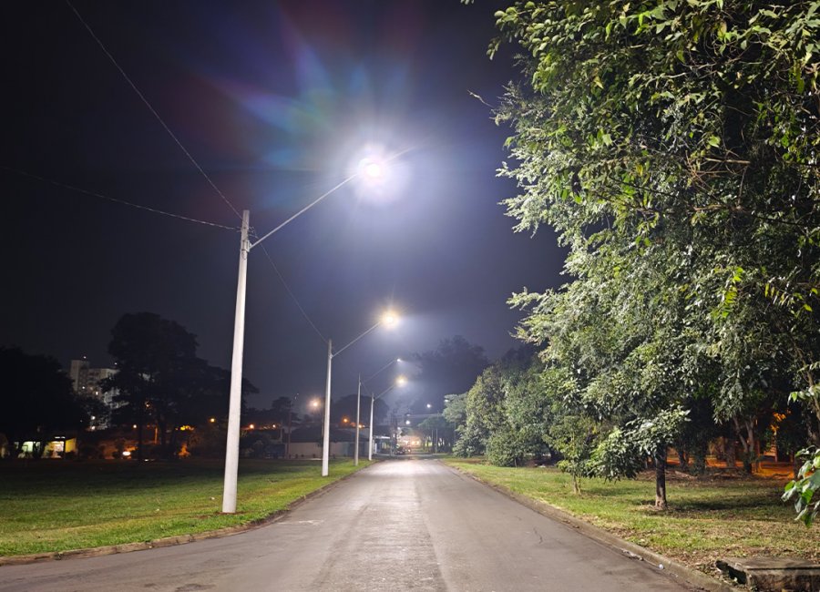 Jardim Esplanada: três vias do bairro têm nova iluminação com tecnologia em Led