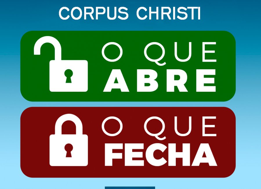 Feriado de Corpus Christi: confira o que abre e fecha