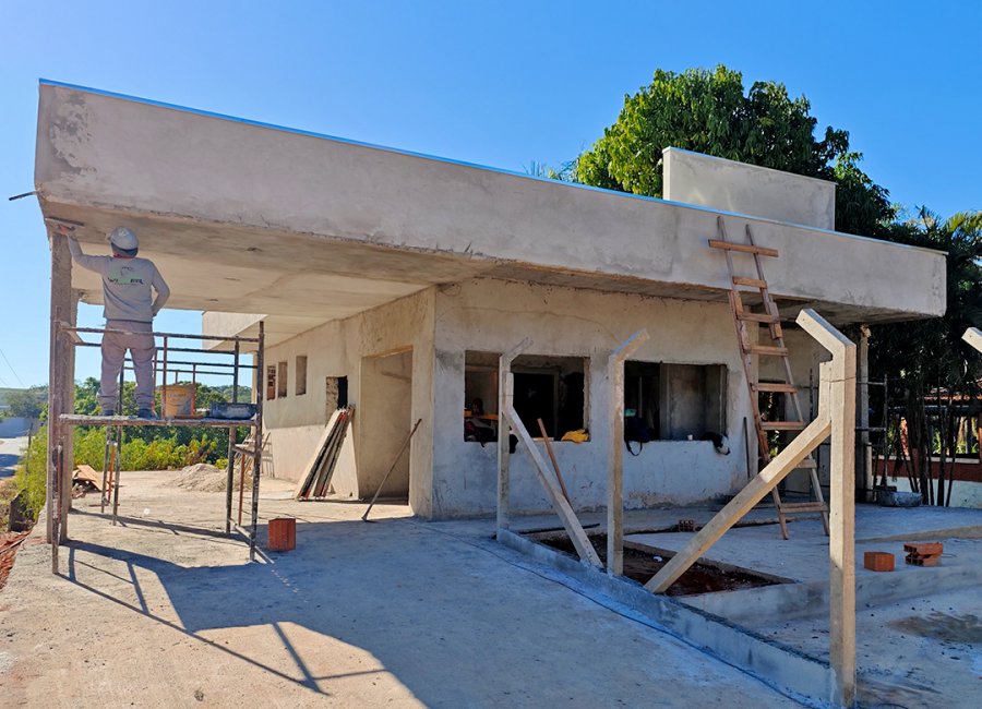 Avança construção da nova Base Comunitária de Segurança das Chácaras Alvorada