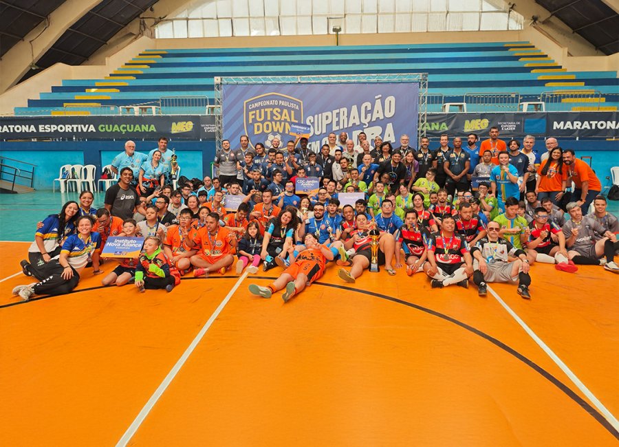 Em terras guaçuanas: Galápagos JR é o campeão do Campeonato Paulista de Futsal Down
