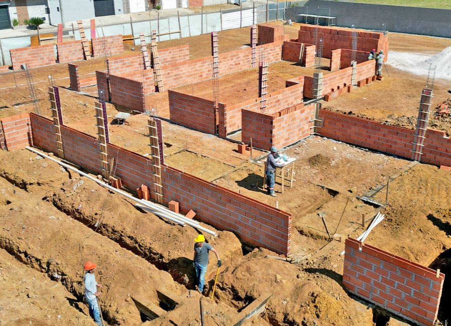 Construção da nova UBS do Jardim Imperial avança