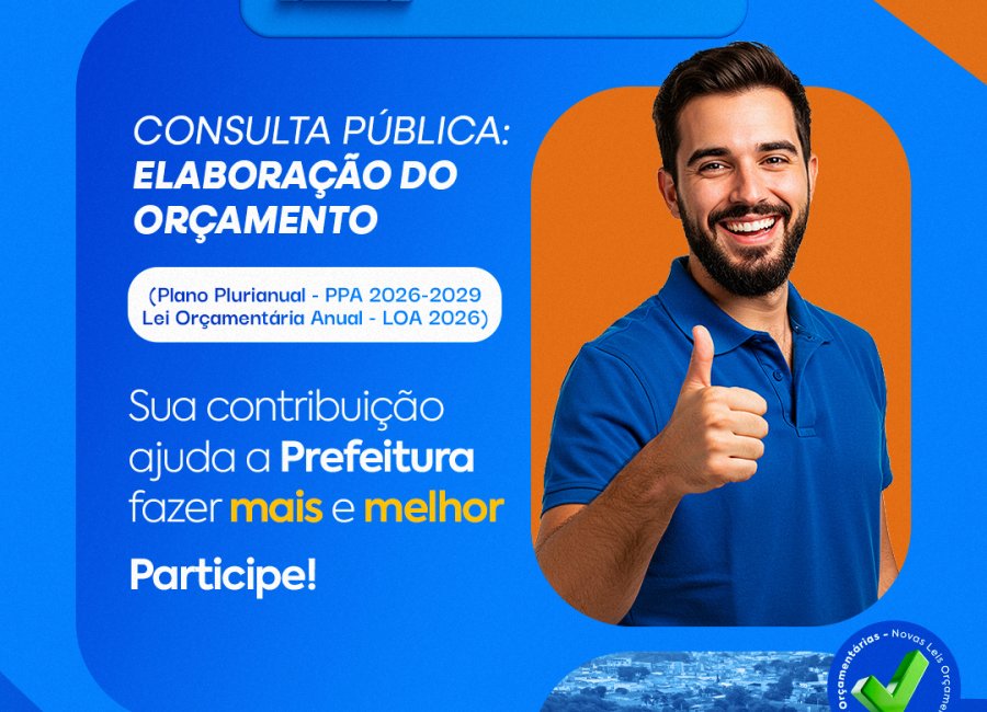 Secretaria de Finanças realiza audiência pública para discussão e elaboração do Plano Plurianual 2026-2029