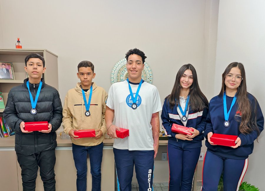 Cinco estudantes de Mogi Guaçu vão representar o município na primeira fase do Concurso EPTV na Escola 2025