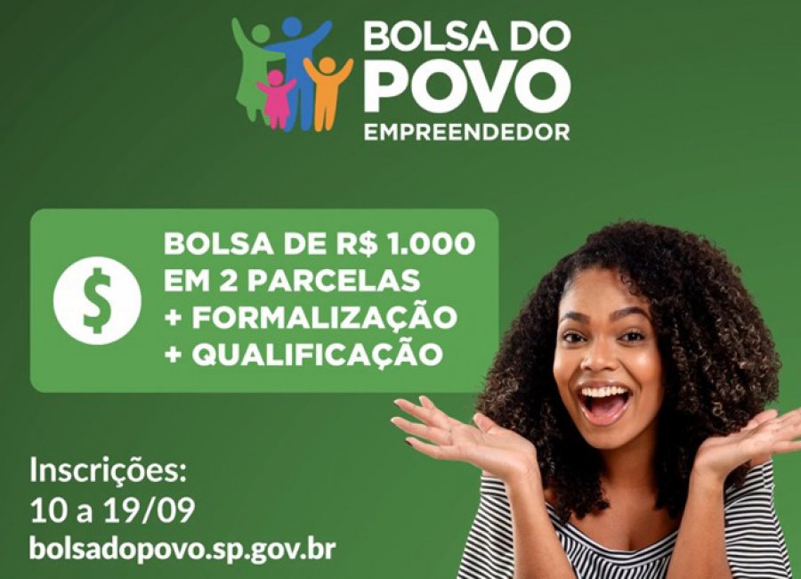 Bolsa Empreendedor: inscrições para autônomos informais segue até 19 de setembro