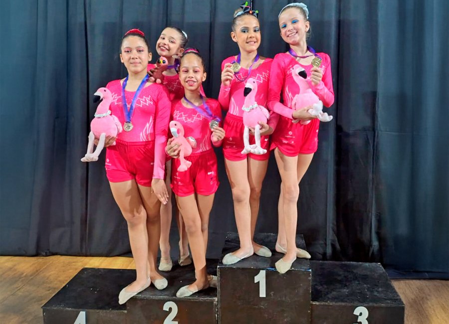 Ginastas do projeto Formando Campeões brilham no Torneio da Amizade em São Roque