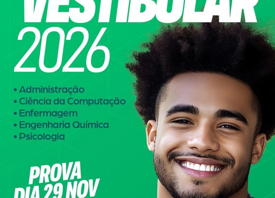 Franco Montoro oferece 360 vagas de graduação para cinco cursos noturnos; inscrições para o Vestibular 2026 já estão abertas