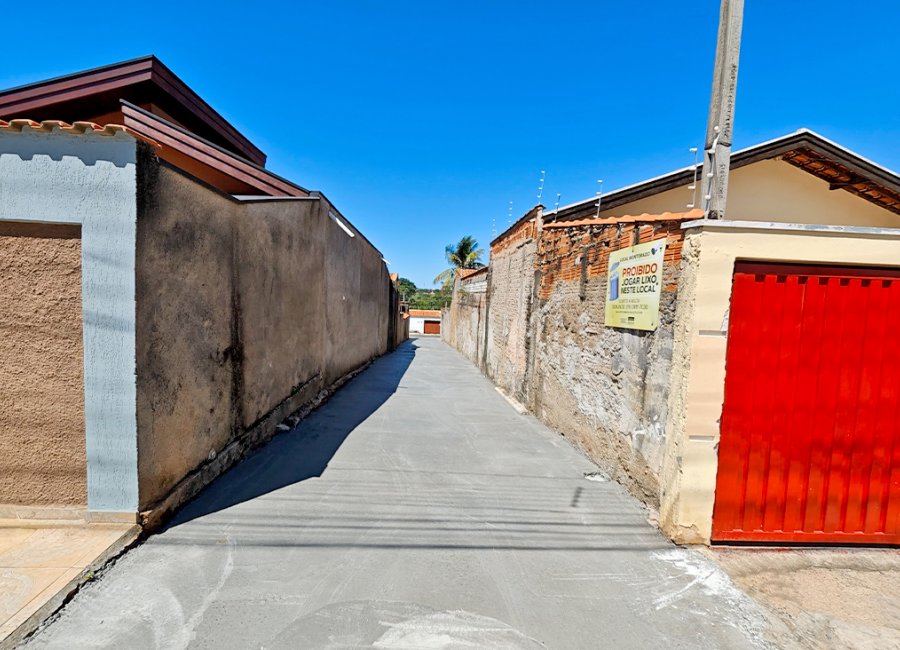 Concluídas as obras de implantação de calçamento em seis vielas do antigo bairro do Limoeiro