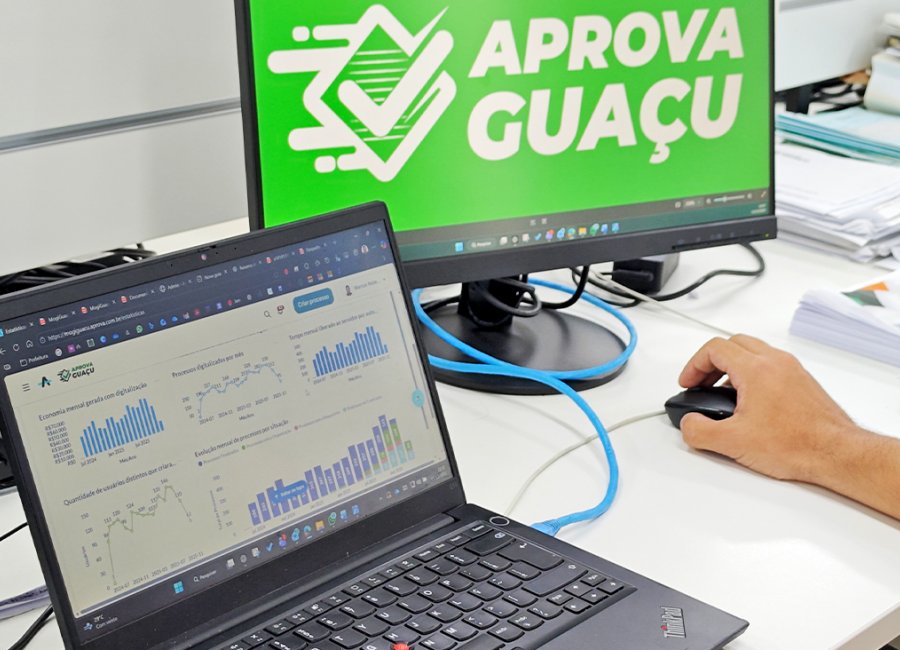 Aprova Guaçu: Plataforma digital gera quase R$ 1 milhão em economia desde 2024