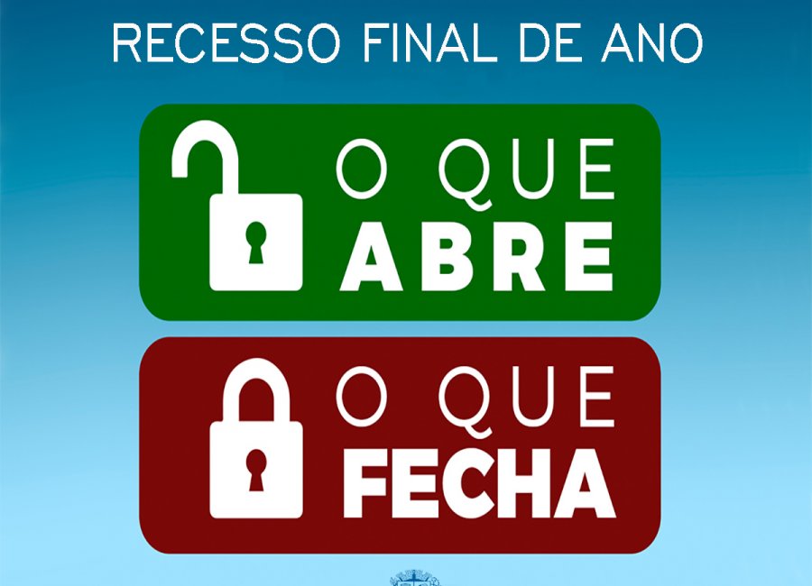 Feriado do Natal e de Ano Novo: confira o que abre e fecha 