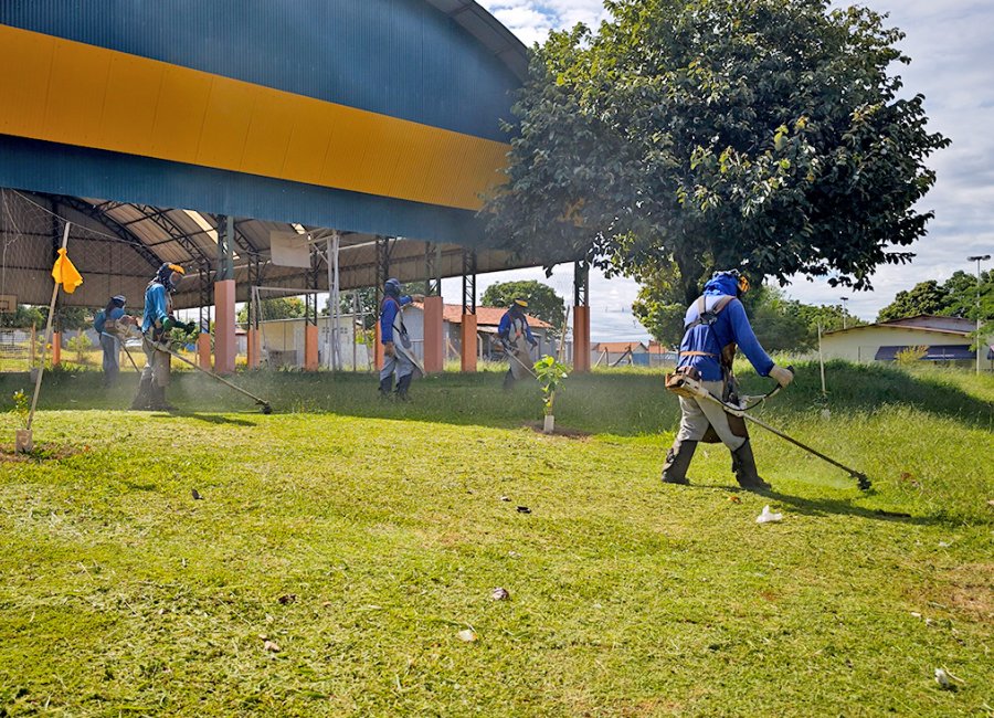 Secretaria da Educação intensifica zaladoria e manutenção nas escolas municipais