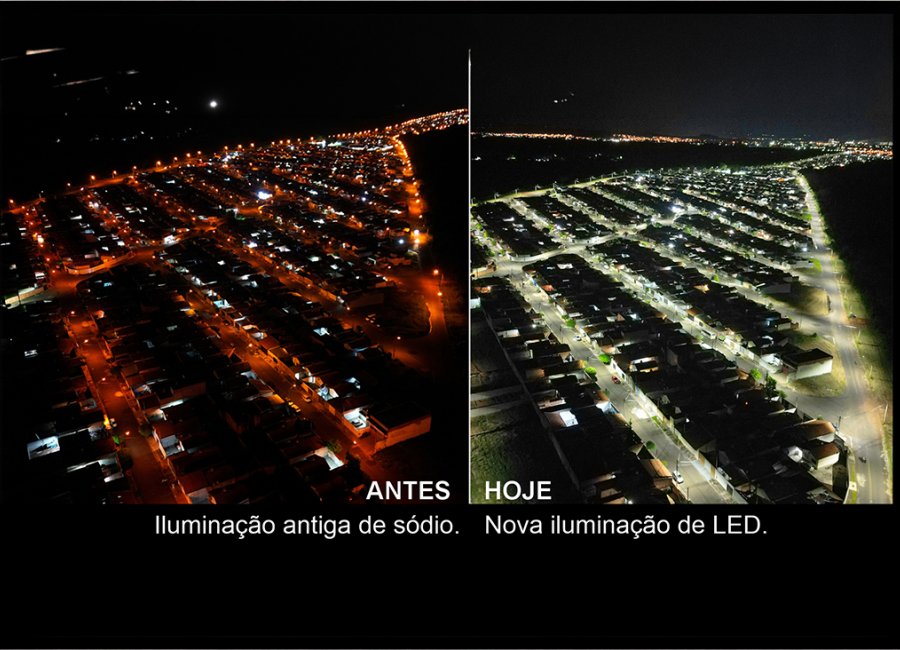 Ypê Amarelo e Jardim Araucária ganham iluminação 100% LED; nova etapa vai abranger mais sete bairros e três avenidas