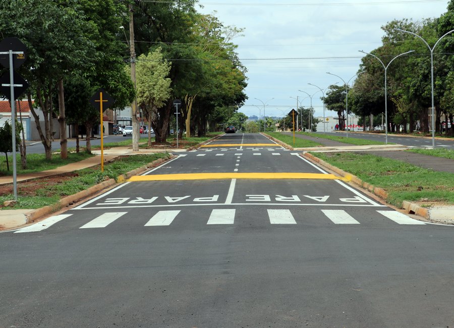 Redutores de velocidade são instalados para liberação de vias