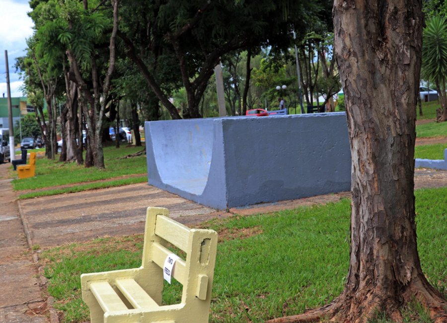 Secretarias realizam manutenção na Praça da Paz e avançam em cronograma de limpeza pública