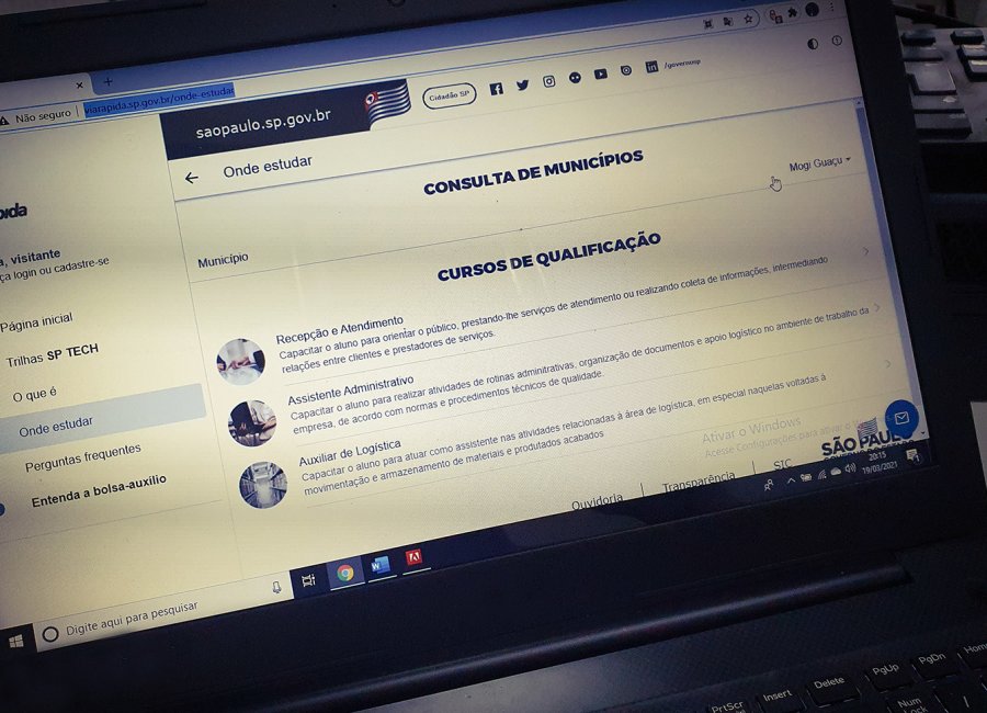 Abertas inscrições para cursos gratuitos de qualificação com bolsa-auxílio