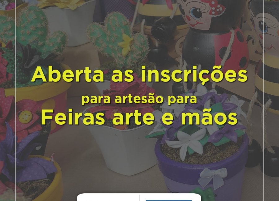 Cultura abre inscrições para Feira de Arte e Artesanato