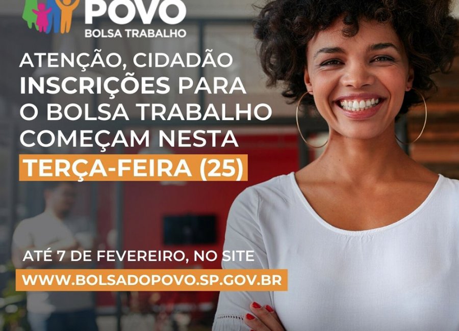 Mogi Guaçu terá 120 vagas no programa Bolsa Trabalho