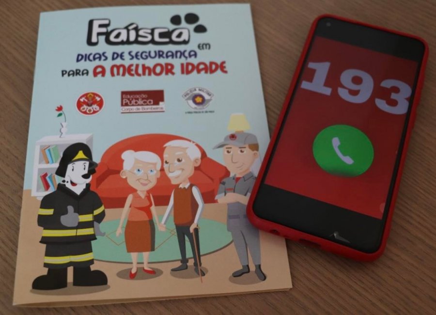 Corpo de Bombeiros promove campanha para alertar idosos e cuidadores
