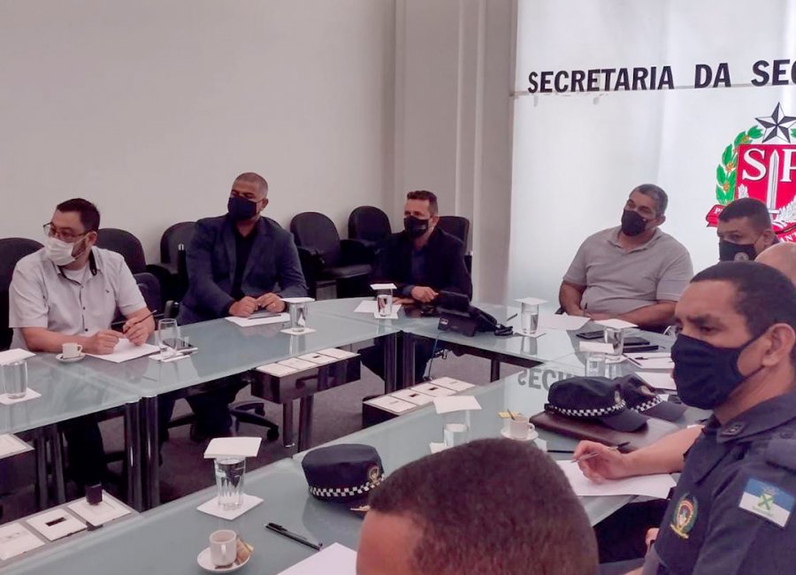 GCM’s participam de encontro na Secretaria Estadual de Segurança Pública