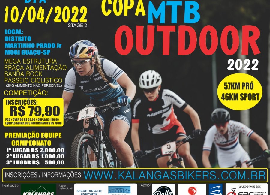 Martinho Prado sediará 2ª Etapa da Copa MTB Outdoor