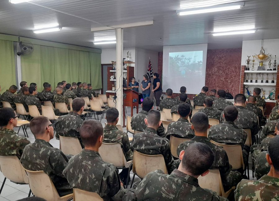 VE realiza reunião com atiradores do TG para ações de combate à dengue