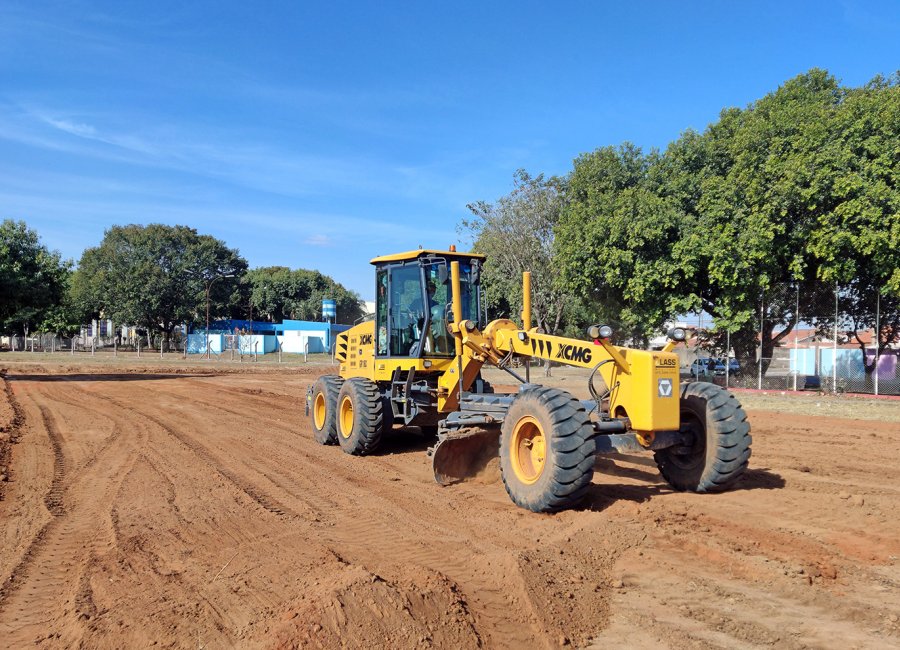 Obras inicia estrutura de base para criação de Areninha Esportiva no Ypê II