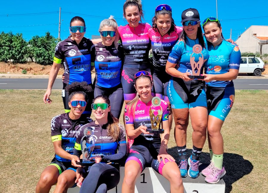 Ciclismo feminino termina em 3º lugar no 64°Jogos Regionais
