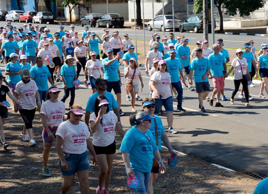 Caminhada Azul e Rosa será realizada no dia 22 de outubro